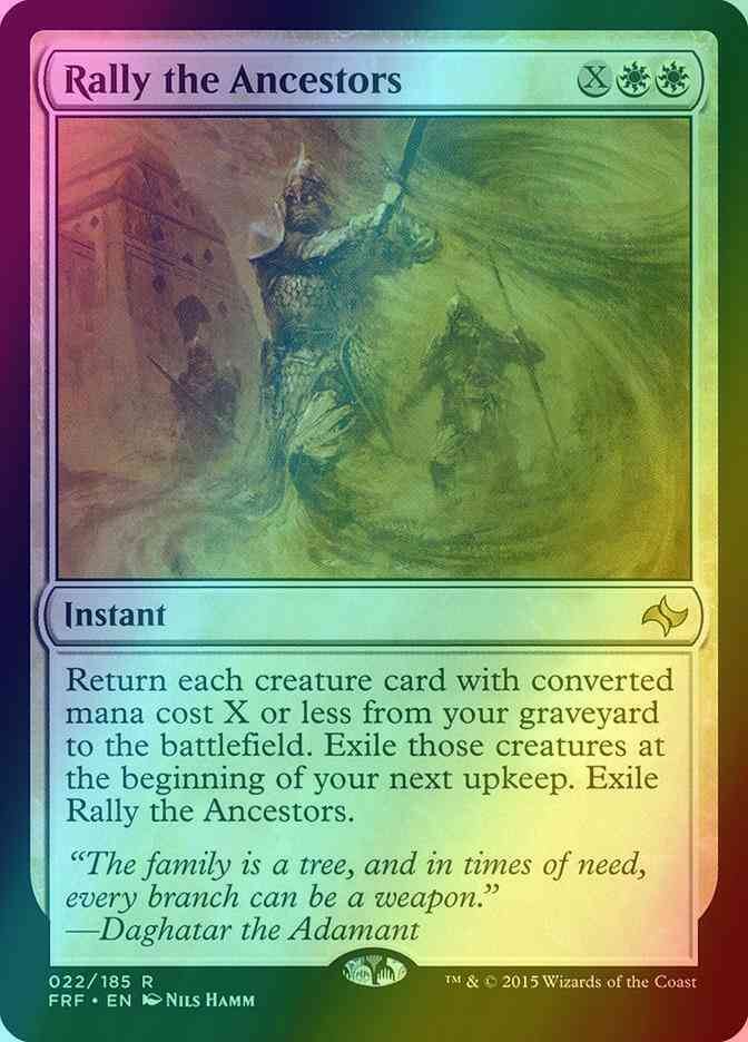 Rally the Ancestors [22] [Fate Reforged] [Foil] – Face to Face Games