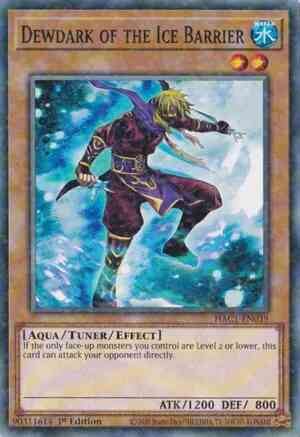 Dewdark of the Ice Barrier - HAC1-EN039 - Duel Terminal Normal Parallel Rare - 1st Edition