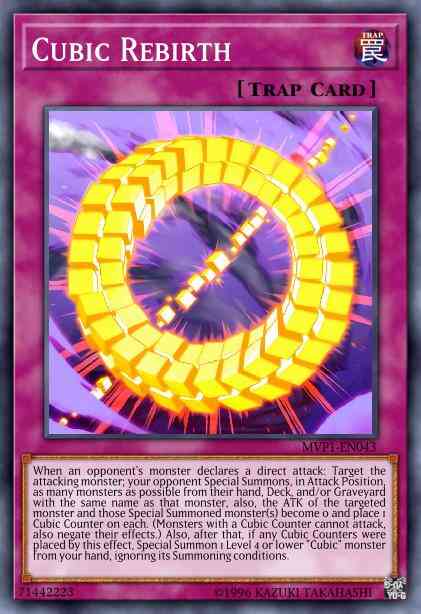 Cubic Rebirth - MVP1-ENG43 - Gold Rare - Unlimited