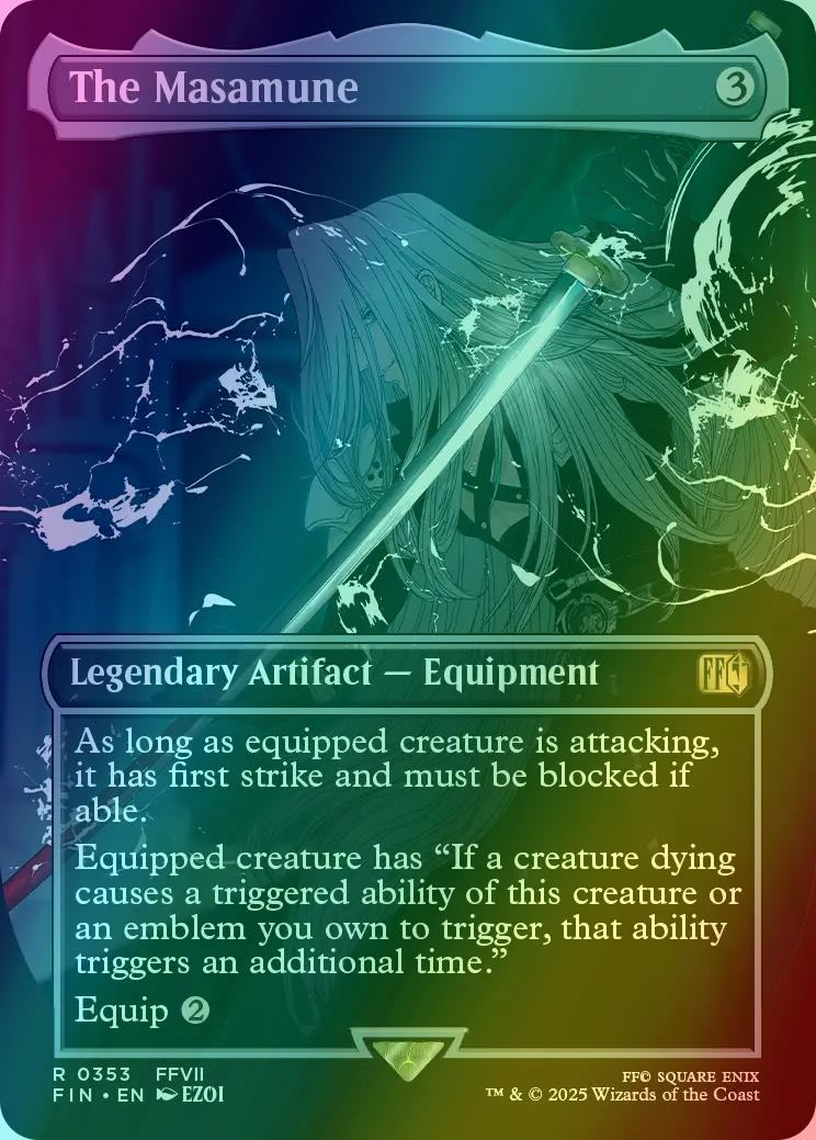 The Masamune [353] [Borderless] [FINAL FANTASY] [Foil] – Face to Face Games