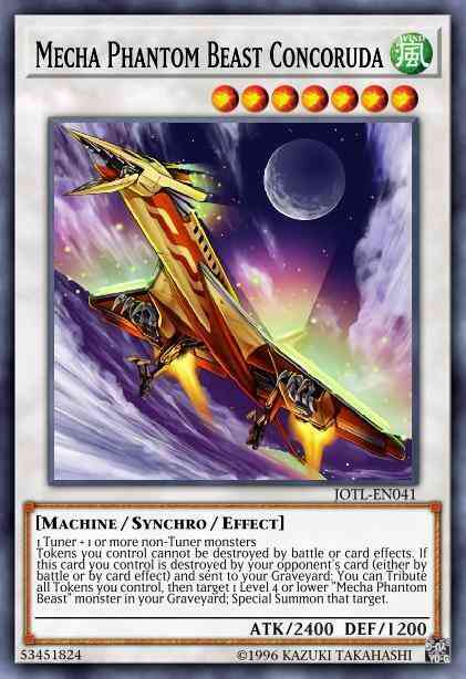 Mecha Phantom Beast Concoruda - JOTL-EN041 - Super Rare - 1st Edition