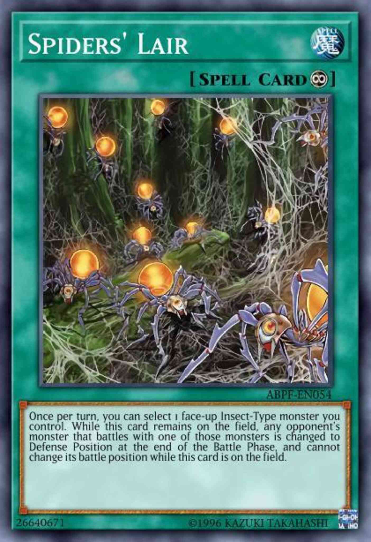 Spiders' Lair - ABPF-EN054 - Common - 1st Edition