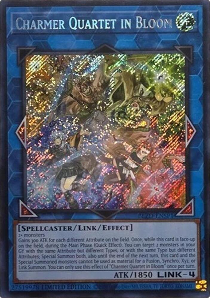 Charmer Quartet in Bloom - BLZD-ENSP1 - Secret Rare - Limited