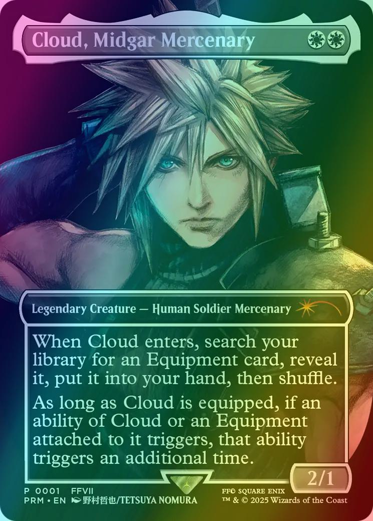 cloud midgar mercenary mtg commander deck Cloud, Midgar Mercenary
