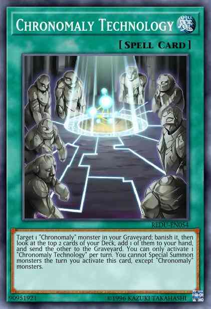 Chronomaly Technology - REDU-EN054 - Common - 1st Edition