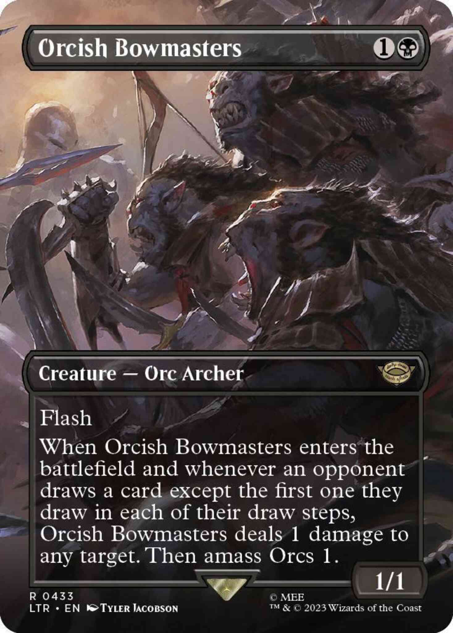 Orcish Bowmasters [433] [Borderless] [The Lord of the Rings: Tales