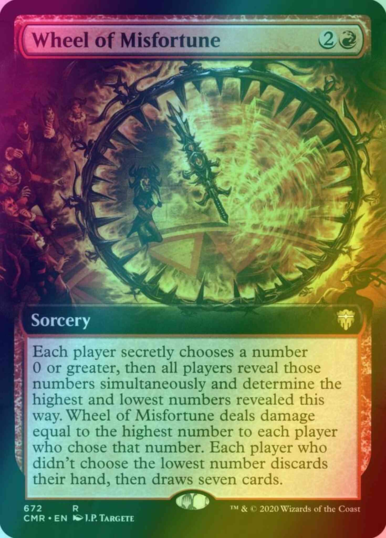 Wheel of Misfortune [672] [Extended Art] [Commander Legends] [Foil