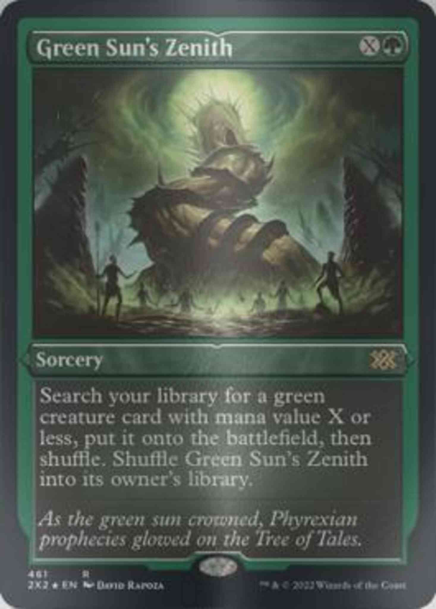 Green Sun's Zenith [461] [Double Masters 2022] [Etched Foil