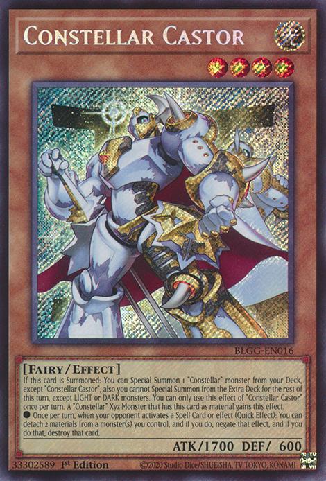 Constellar Castor - BLGG-EN016 - Secret Rare - 1st Edition