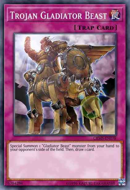 Trojan Gladiator Beast - CRMS-EN078 - Common - 1st Edition