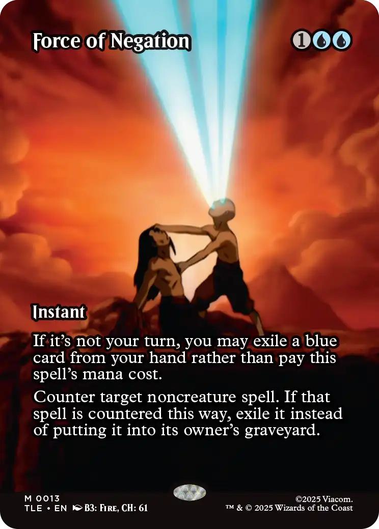 Force of Negation [13] [Borderless] [Source Material] [Avatar: The