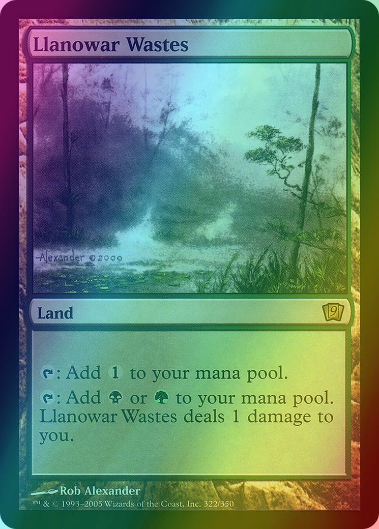Llanowar Wastes [322x] [Ninth Edition] [Foil] – Face to Face Games