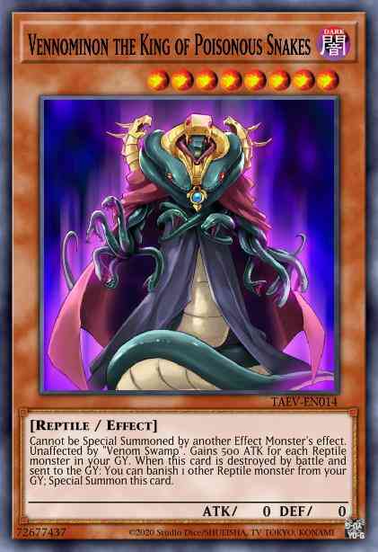 Vennominon the King of Poisonous Snakes - TAEV-EN014 - Ultimate Rare - 1st Edition