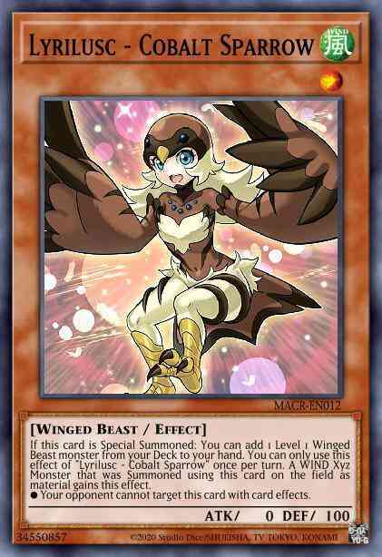 Lyrilusc - Cobalt Sparrow - MACR-EN012 - Common - 1st Edition