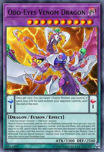 Odd-Eyes Venom Dragon - BLLR-EN006 - Secret Rare - 1st Edition