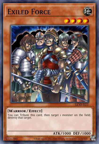 Exiled Force - DB2-EN143 - Common - Unlimited