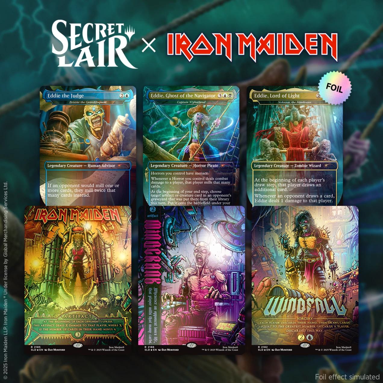 レ*ン様 mtg Secret lair Now on VHS! Foil Ed Secret Lair Drop Series - Secret Lair x Iron Maiden: Eddie