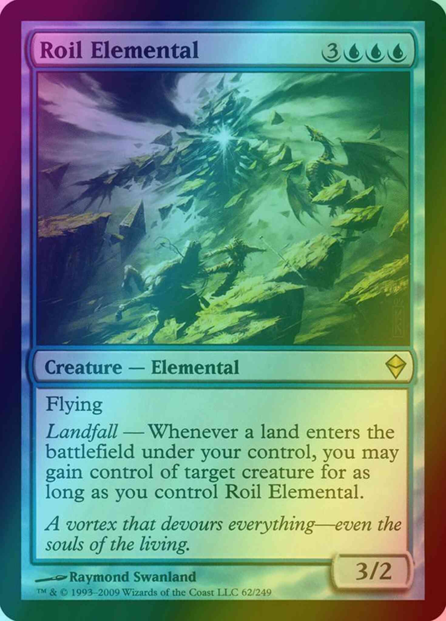 Roil Elemental [62] [Zendikar] [Foil] – Face to Face Games