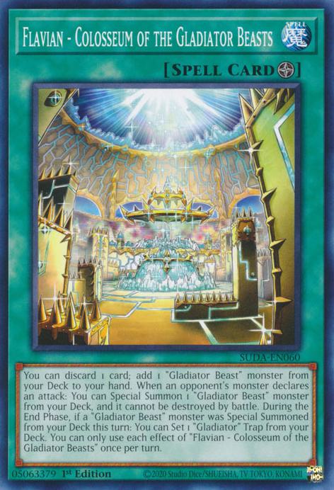 Flavian - Colosseum of the Gladiator Beasts - SUDA-EN060 - Common - 1st Edition
