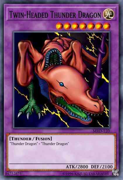 Twin-Headed Thunder Dragon - DLG1-EN043 - Common - Unlimited