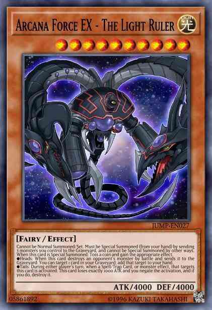 Arcana Force EX - The Light Ruler - SP13-EN044 - Starfoil Rare - Unlimited