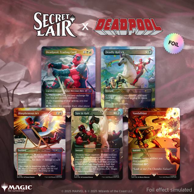Secret Lair Drop Series - Secret Lair x Marvel's Deadpool - Foil