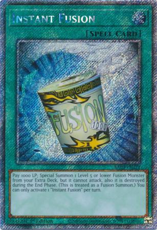 Instant Fusion - RA03-EN171 - Platinum Secret Rare - 1st Edition