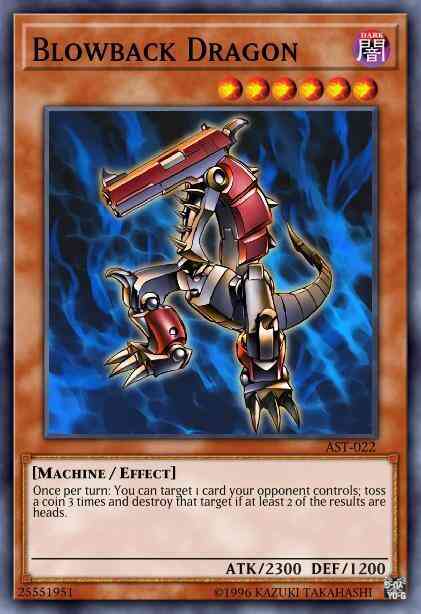 Blowback Dragon - AST-022 - Ultra Rare - 1st Edition