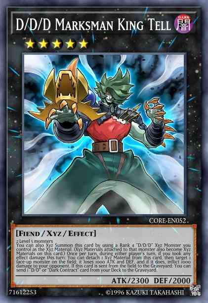 D/D/D Marksman King Tell - CORE-EN052 - Rare - 1st Edition
