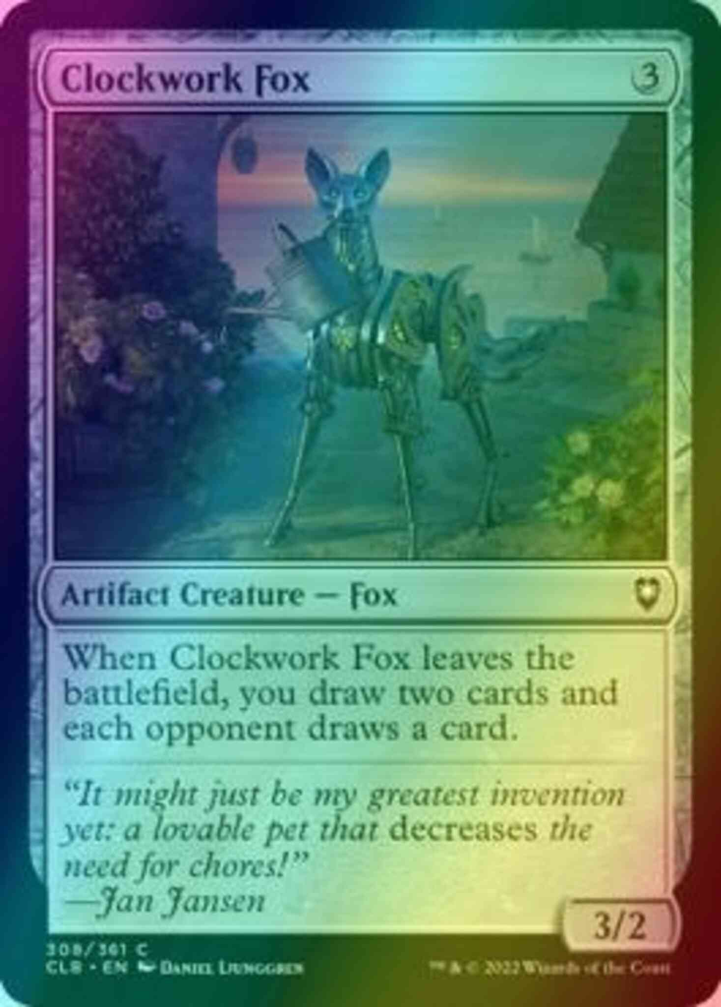 Clockwork Fox [308] [Commander Legends: Battle for Baldur's Gate] [Foil] –  Face to Face Games
