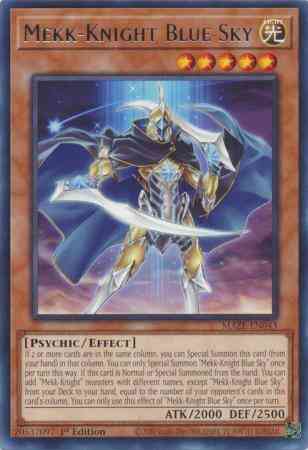Mekk-Knight Blue Sky - MAZE-EN043 - Rare - 1st Edition