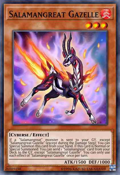 Salamangreat Gazelle - SDSB-EN003 - Super Rare - 1st Edition