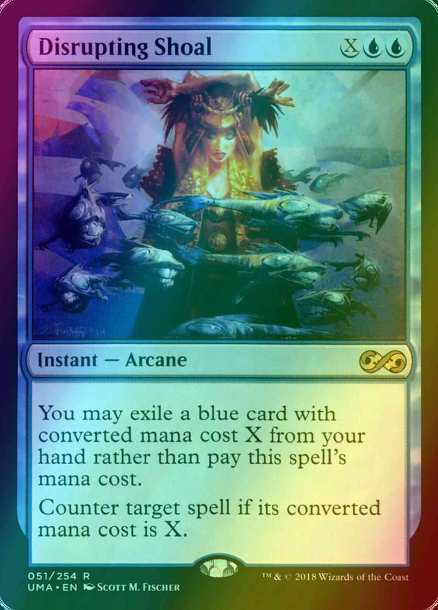 Foil 撹乱する群れ/Disrupting Shoal mtg Disrupting Shoal [51] [Ultimate Masters] [Foil] – Face to Face Games