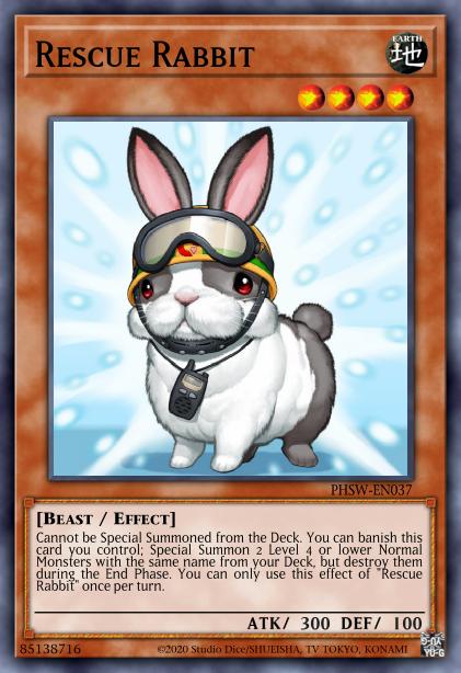 Rescue Rabbit - PHSW-EN037 - Secret Rare - 1st Edition