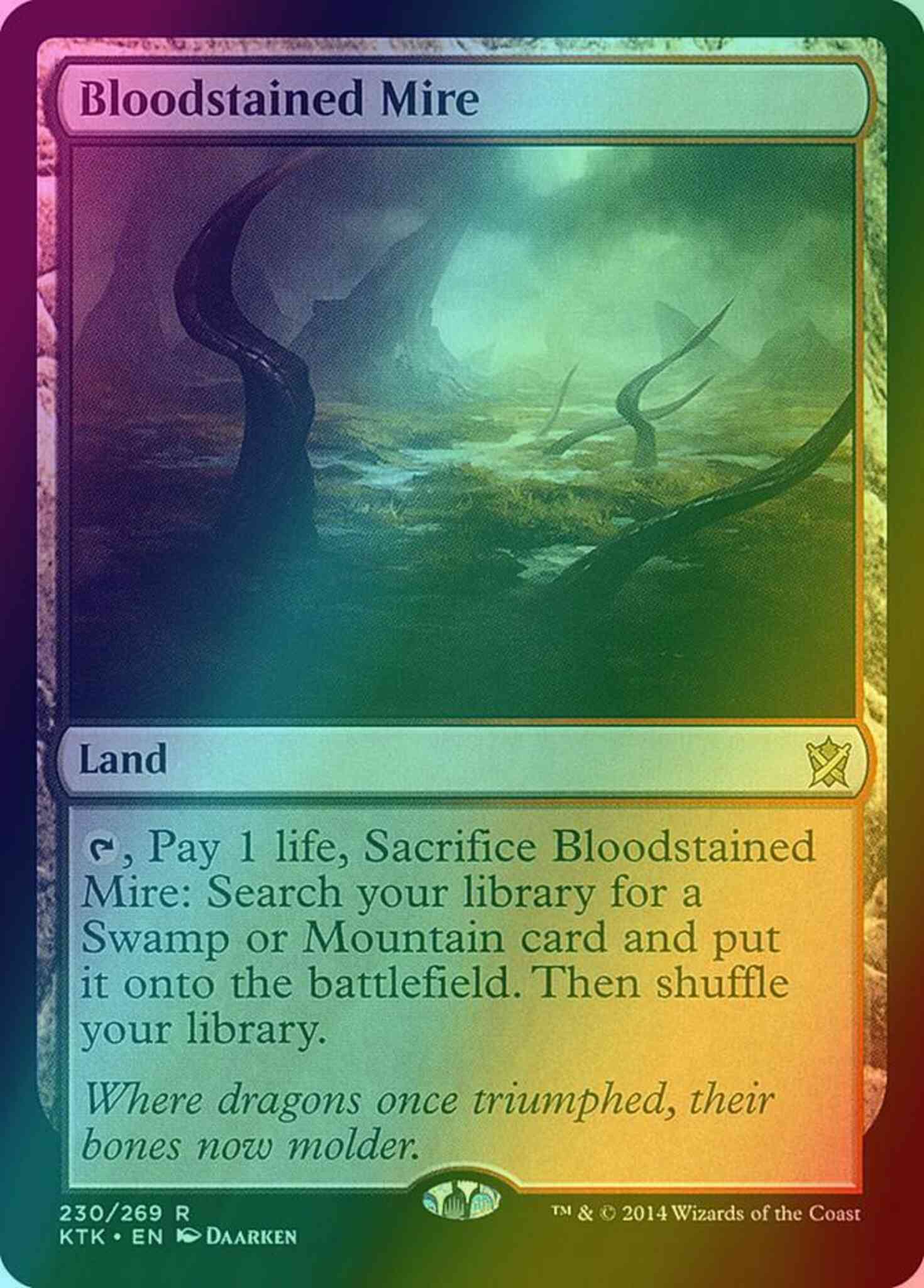 Bloodstained Mire [230] [Khans Of Tarkir] [Foil] – Face to Face Games
