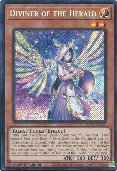 Diviner of the Herald - RA05-EN017 - Secret Rare - 1st Edition