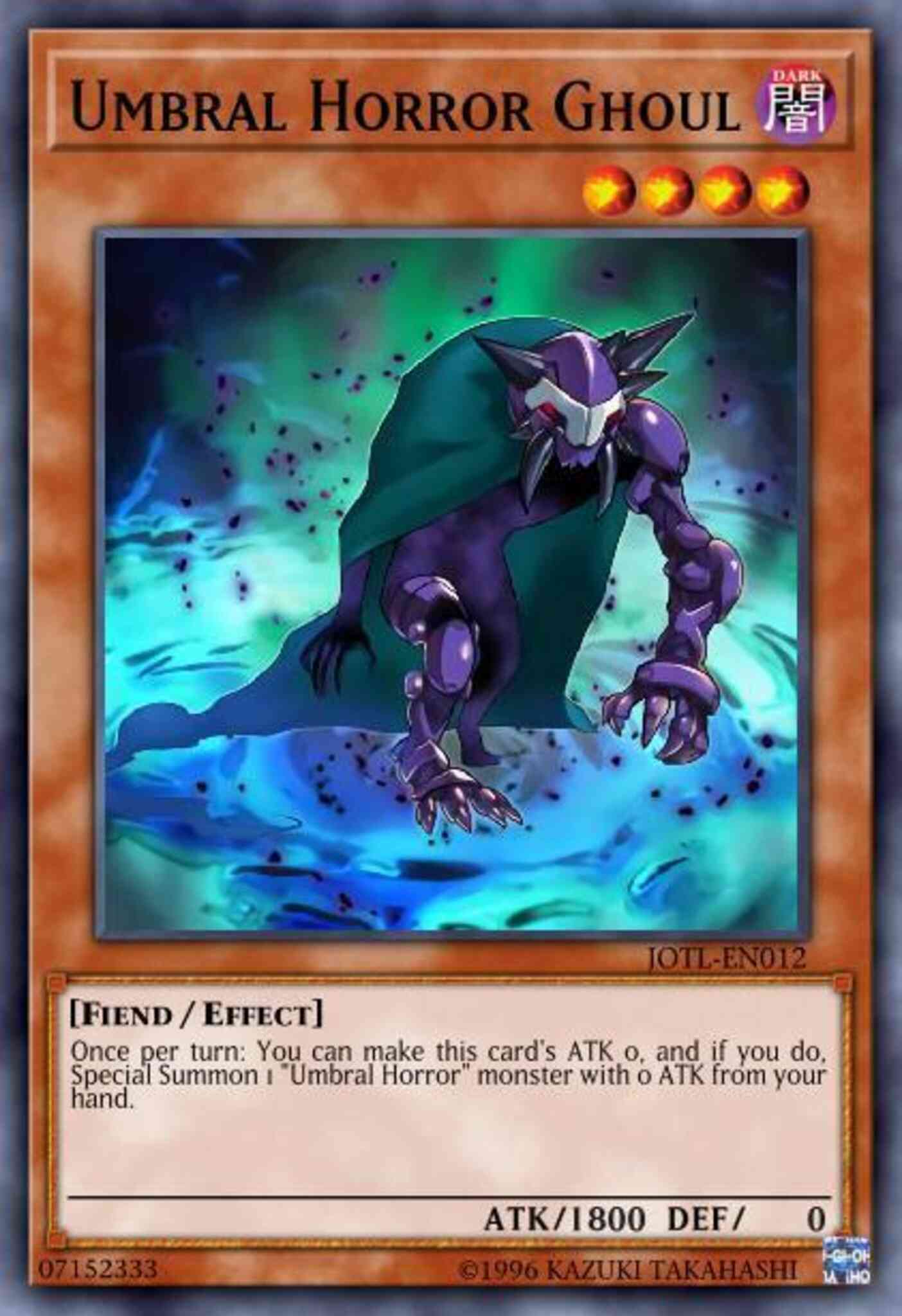 Umbral Horror Ghoul - MP14-EN066 - Common - 1st Edition