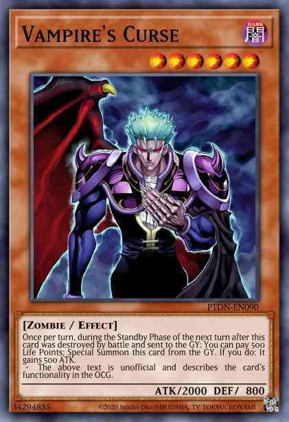 Vampire's Curse - PTDN-EN090 - Ultimate Rare - 1st Edition