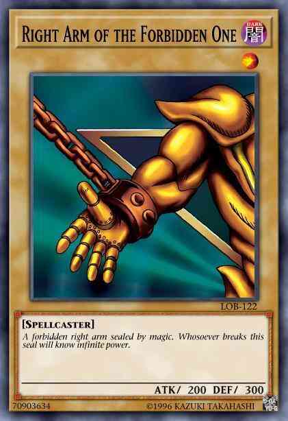 Right Arm of the Forbidden One - DLG1-EN020 - Common - Unlimited