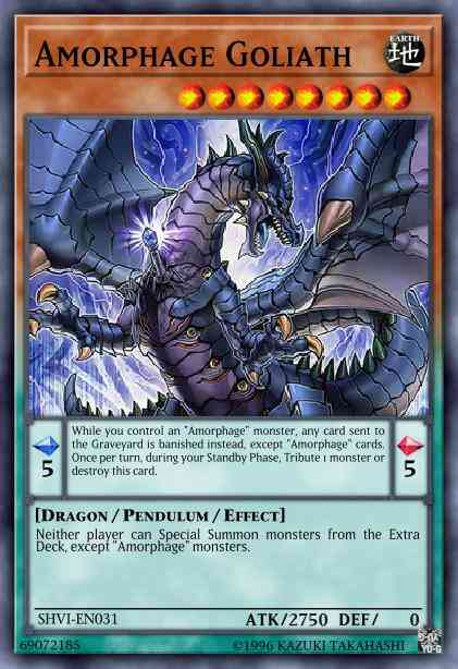 Amorphage Goliath - SHVI-EN031 - Super Rare - 1st Edition