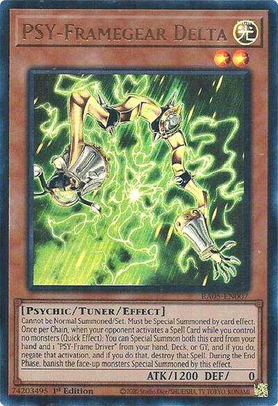 PSY-Framegear Delta - RA05-EN007 - Ultra Rare - 1st Edition