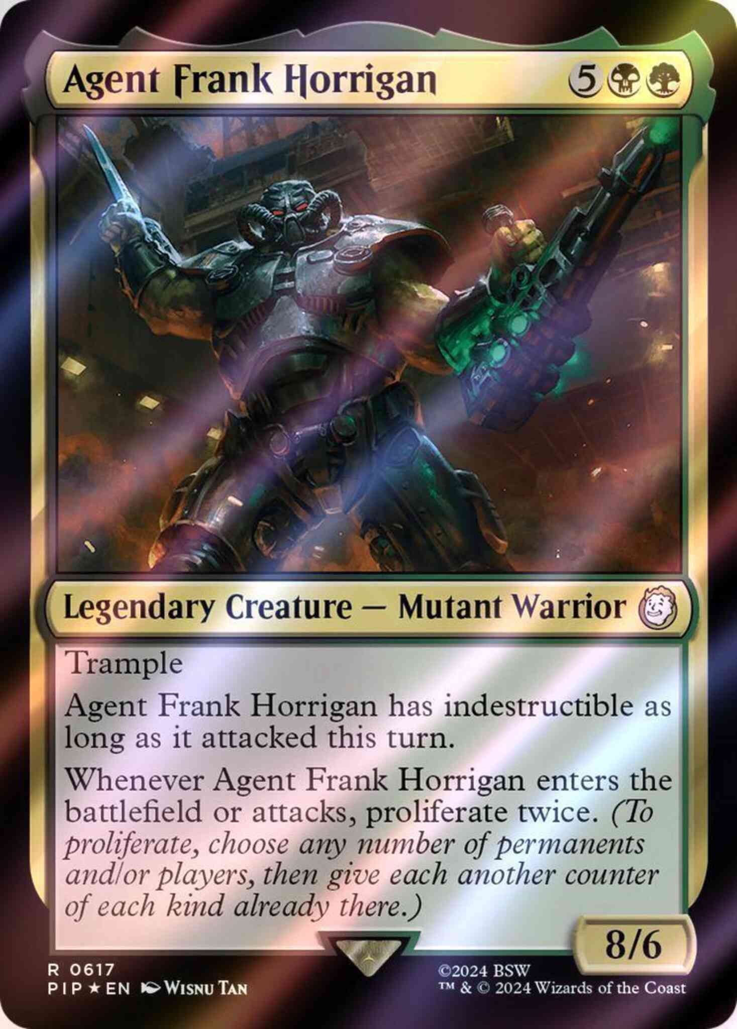 Agent Frank Horrigan [617] [Fallout] [Surge Foil] – Face to Face Games