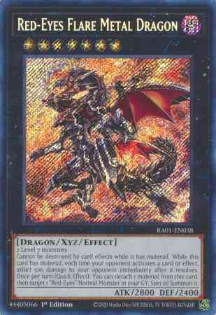 Red-Eyes Flare Metal Dragon - RA01-EN038 - Secret Rare - 1st Edition