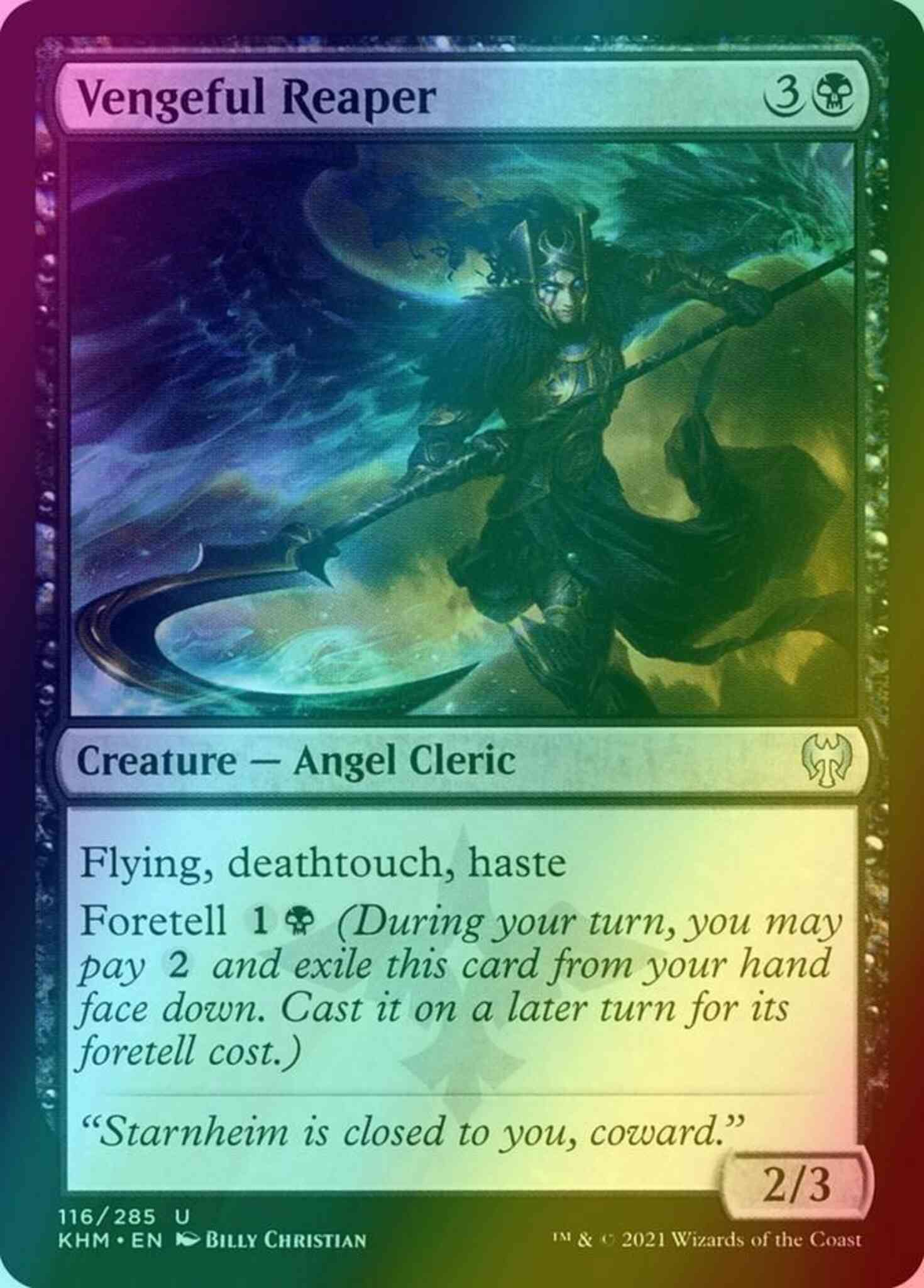 Vengeful Reaper [116] [Kaldheim] [Foil] – Face to Face Games