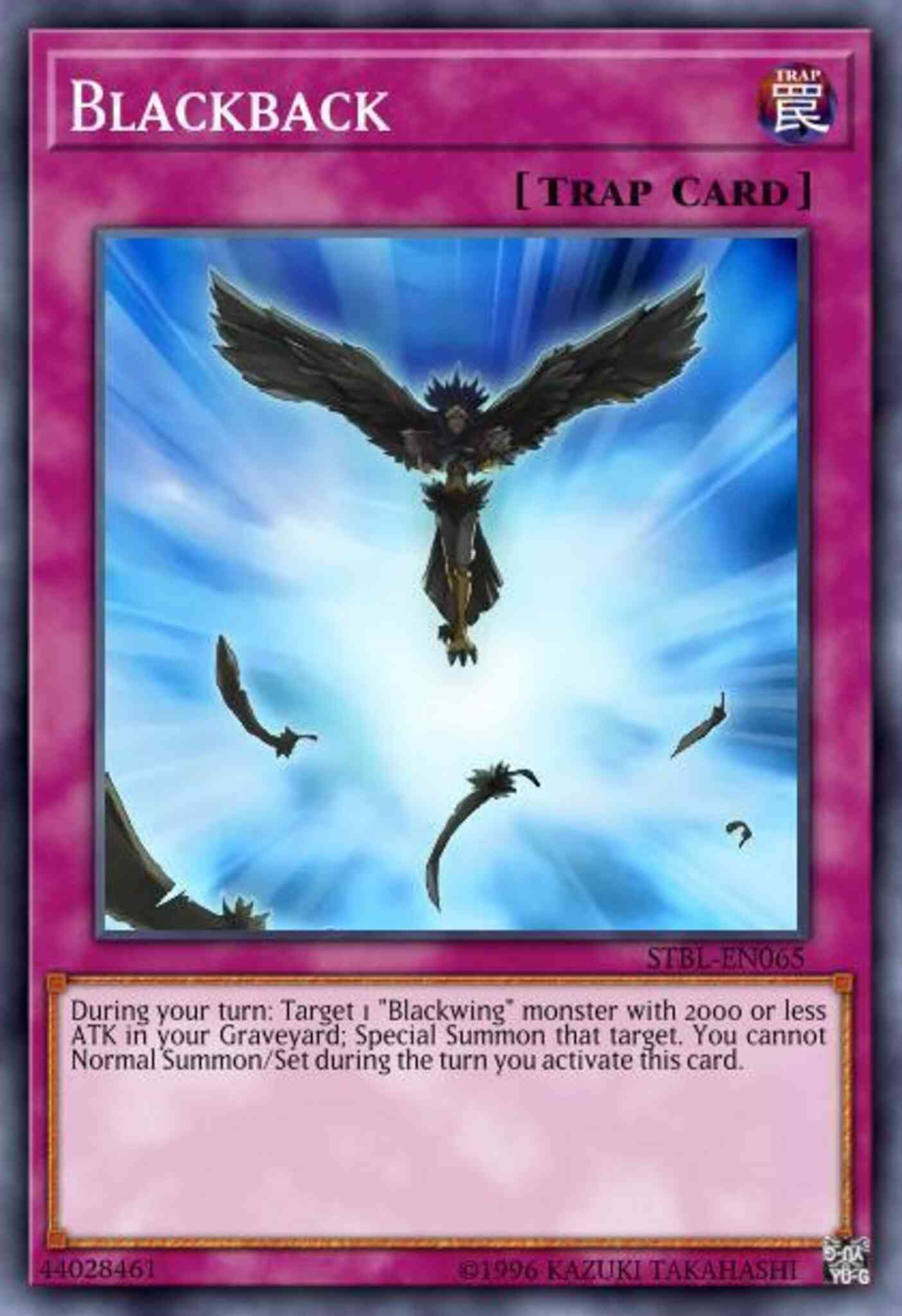 Blackback - STBL-EN065 - Super Rare - 1st Edition