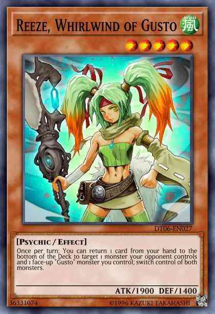 Reeze, Whirlwind of Gusto - HA06-EN012 - Super Rare - 1st Edition