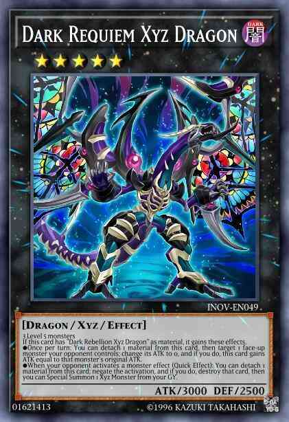 Dark Requiem Xyz Dragon - INOV-EN049 - Secret Rare - Unlimited