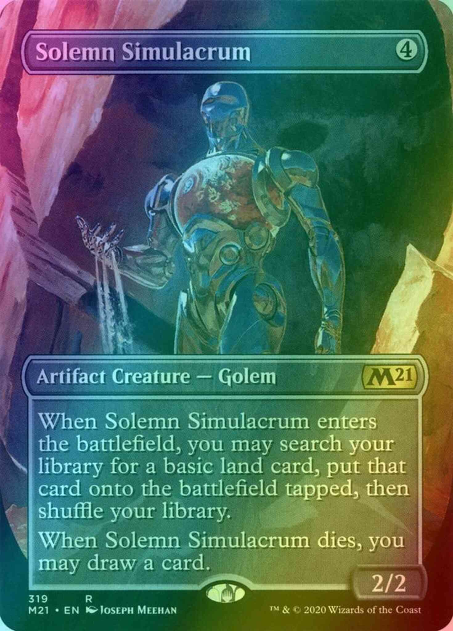 Solemn Simulacrum [319] [Alternate Art] [Core Set 2021] [Foil] – Face to  Face Games