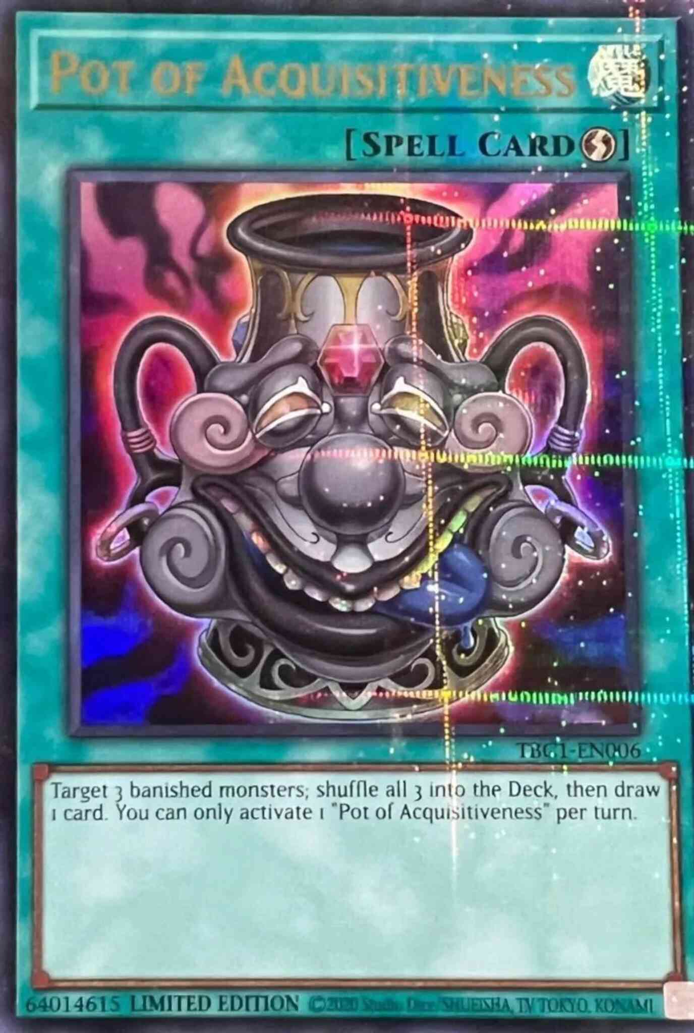 Pot of Acquisitiveness - TBC1-EN006 - Ultra Parallel Rare - Limited