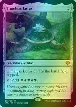 Timeless Lotus [239] [Dominaria United] [Foil]  Face to Face Games